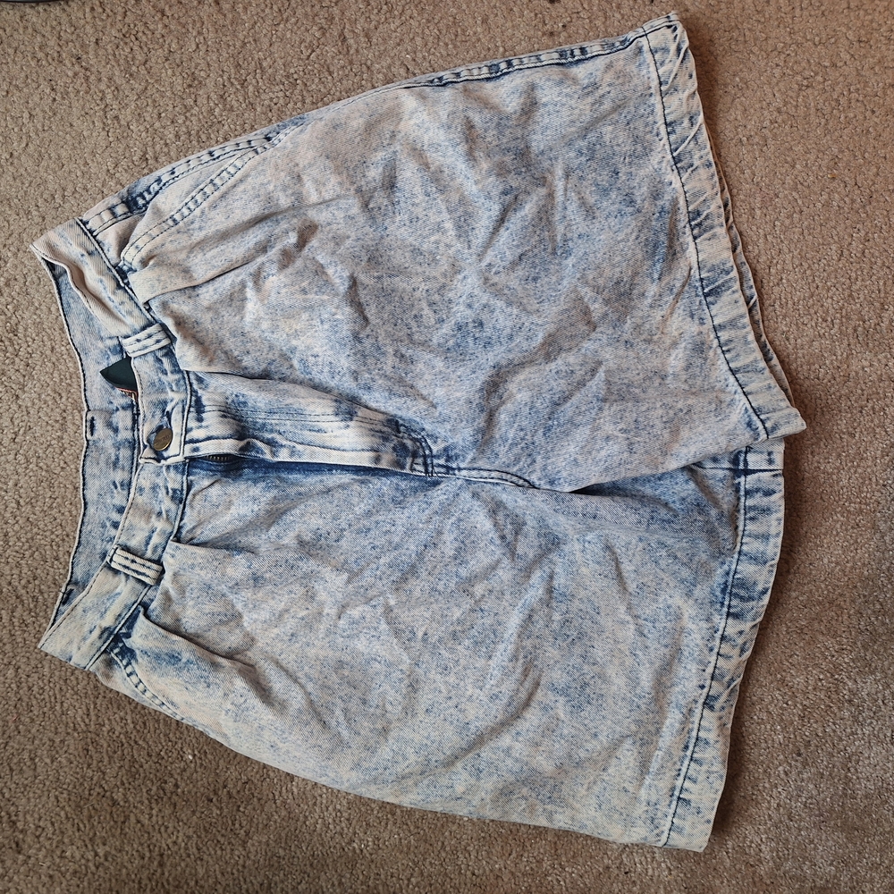 Light Blue Vintage Jean Shorts Relaxed Fit